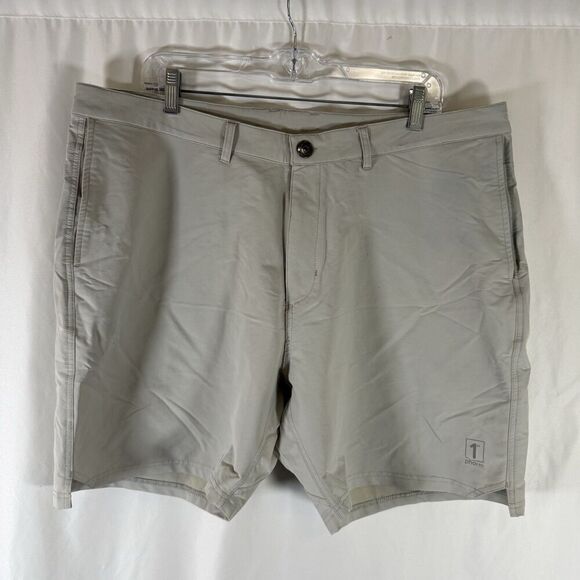 1st Phorm Other - 1st Phorm Shorts Men's 2XL 40 Beige Chino Cargo Pocket Zip 7" Inseam